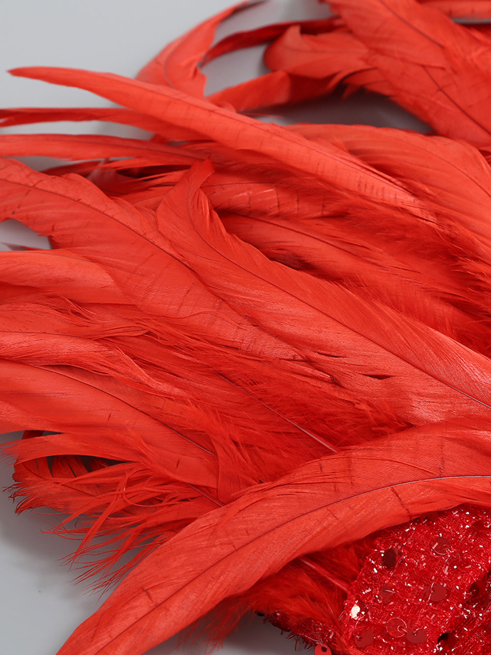 EAMES Feather Mini Dress - View 8