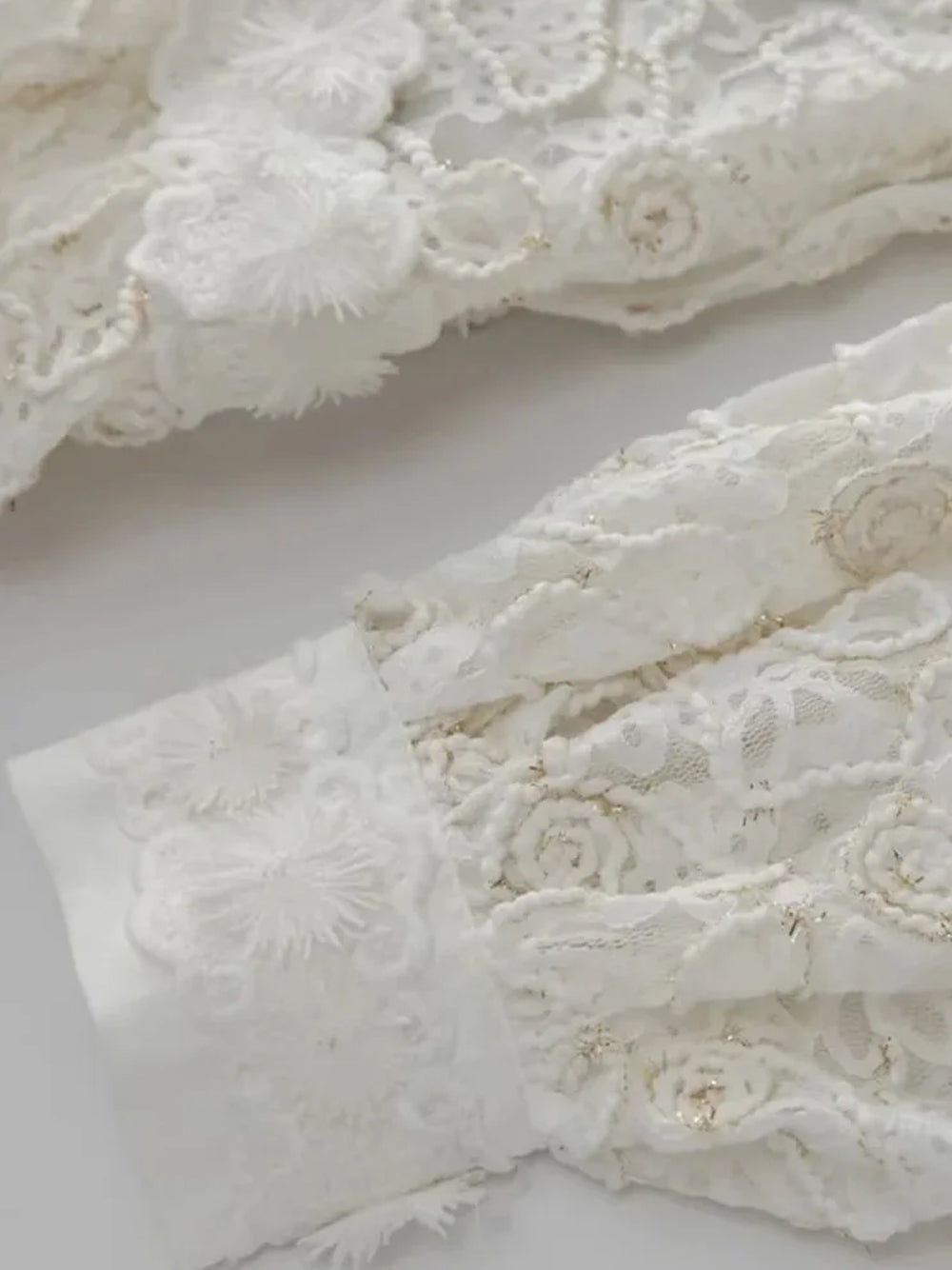ERENNE Lace Midi Dress in White - View 4
