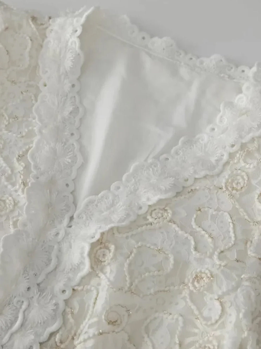 ERENNE Lace Midi Dress in White - View 3