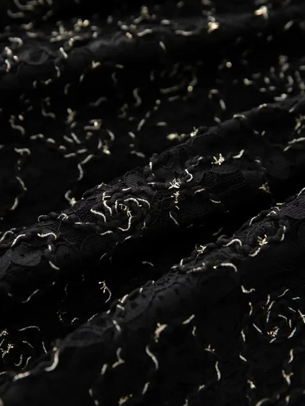 ERENNE Lace Midi Dress in Black - View 3