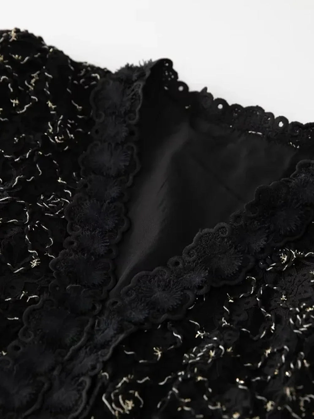 ERENNE Lace Midi Dress in Black - View 6