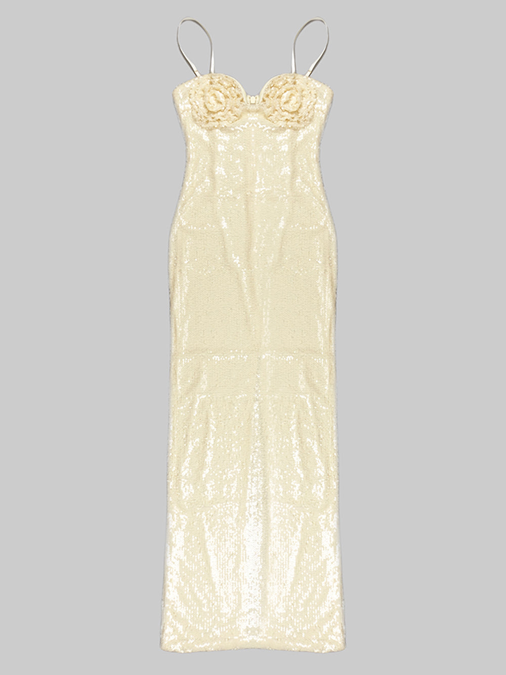 Sequin V-Neck Spaghetti Strap Mini Bodycon Dress