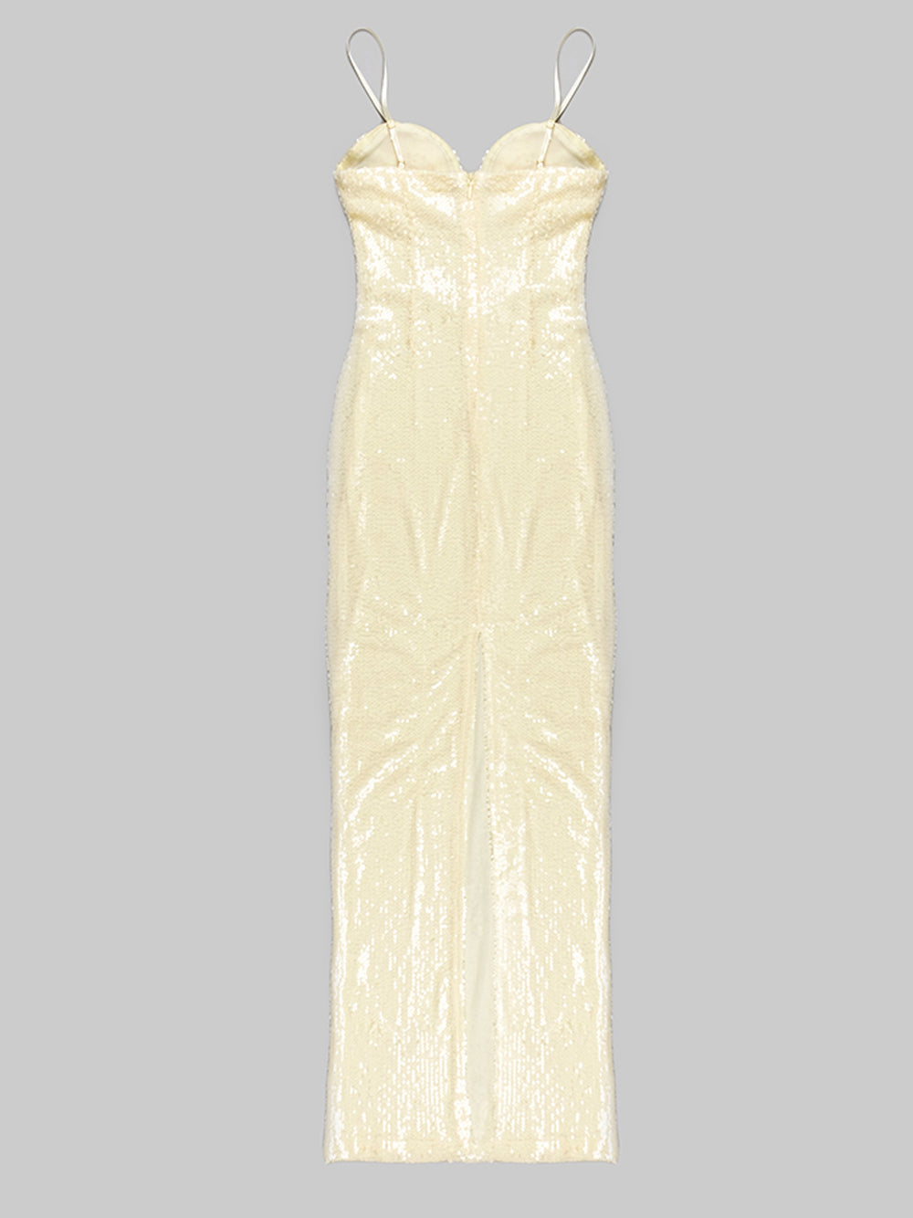Sequin V-Neck Spaghetti Strap Mini Bodycon Dress