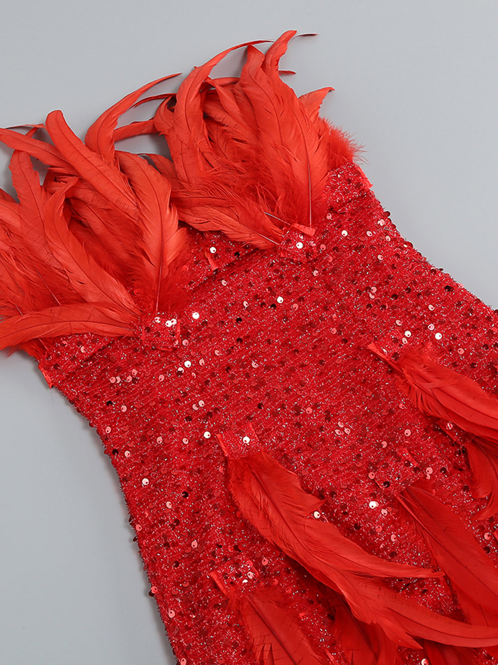 EAMES Feather Mini Dress - View 4