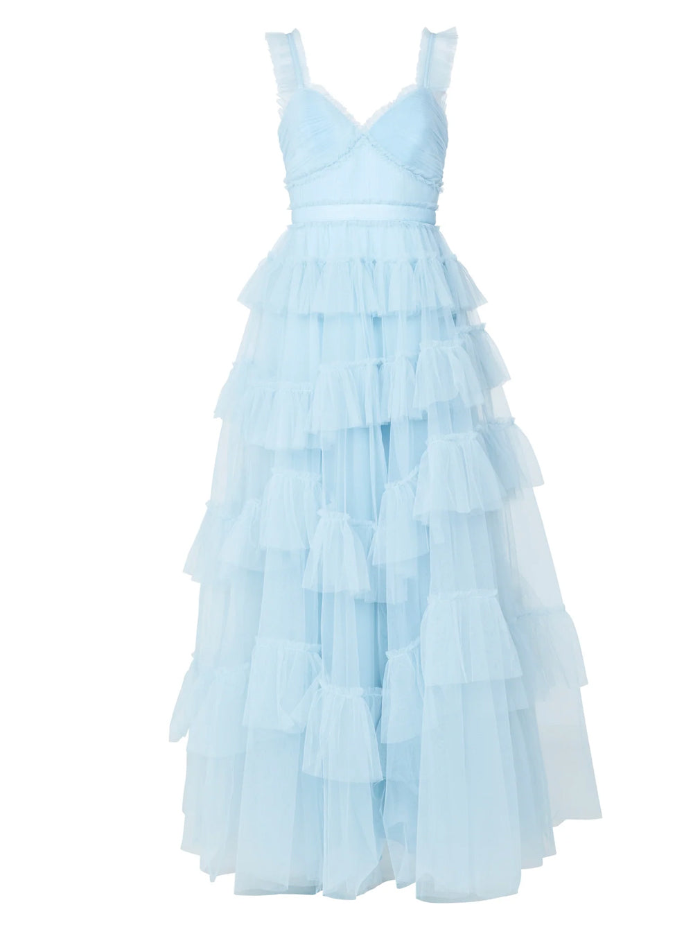 NILA Tulle Maxi Dress in Columbia - View 7