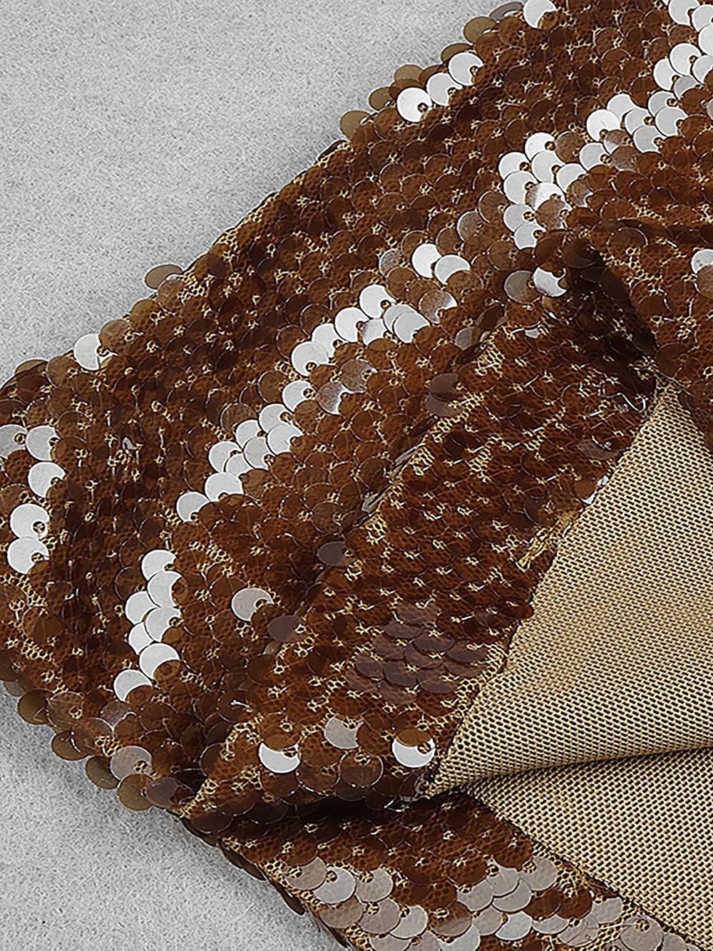 Sequin Spaghetti Strap Sweetheart Rosette Applique Mermaid Gown