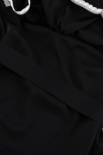 Flared Sleeve Mini Dress