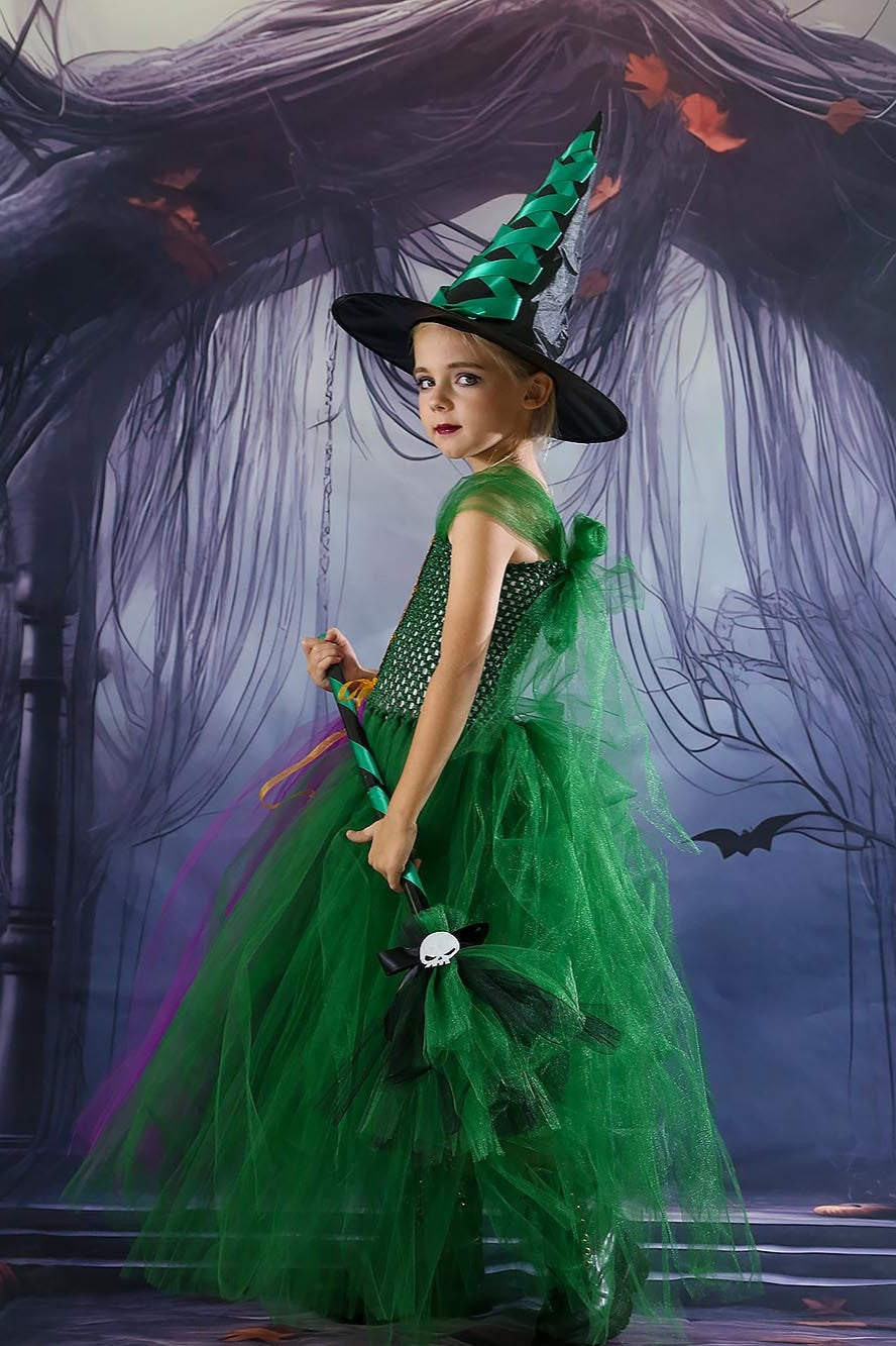 Funky Witch Dress Kid Halloween Costume