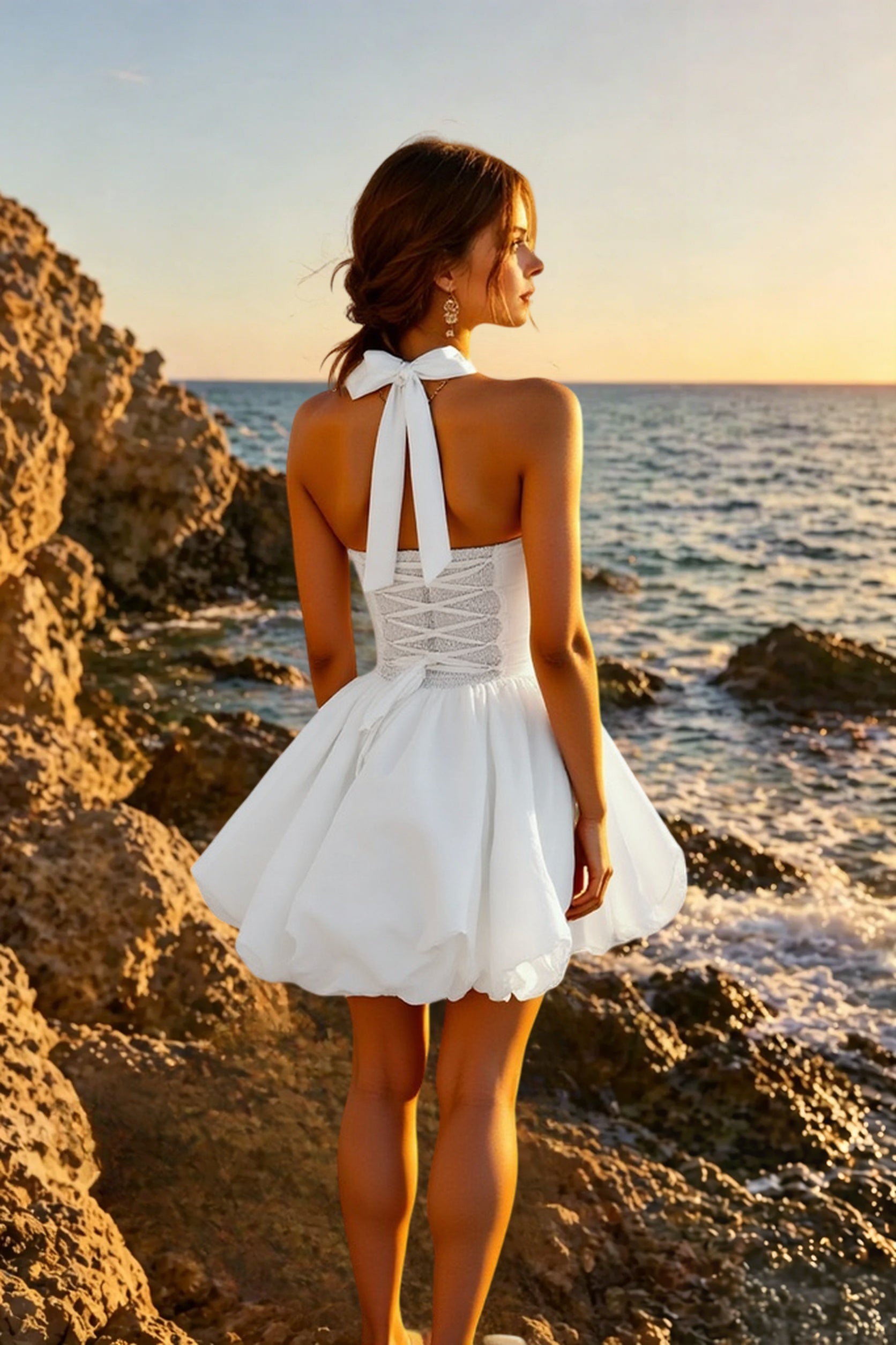 Halter-Neck Dress