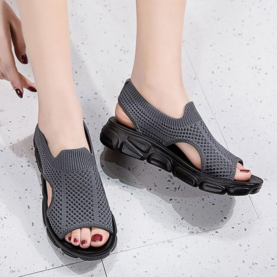 Hollow-out Platform Orthopedic Sandals