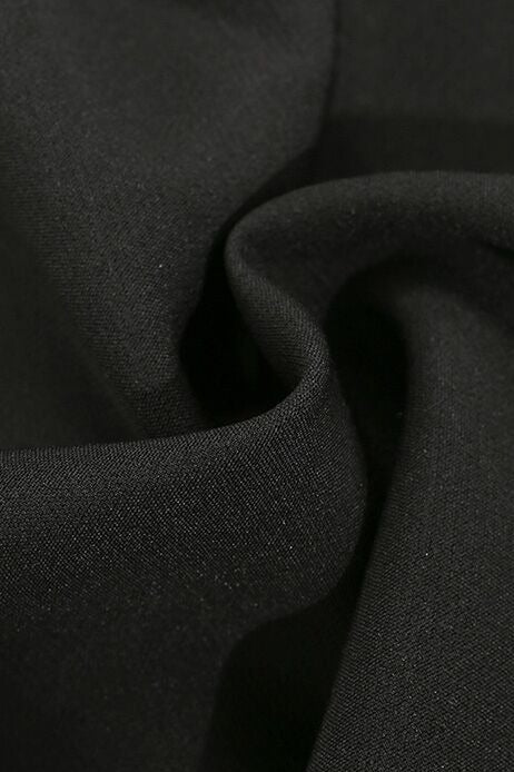 Cutout Tailored Slim Straight Pants