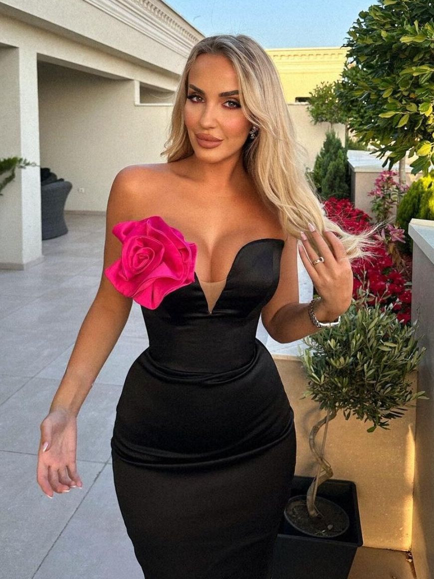 Celika Strapless Maxi Dress