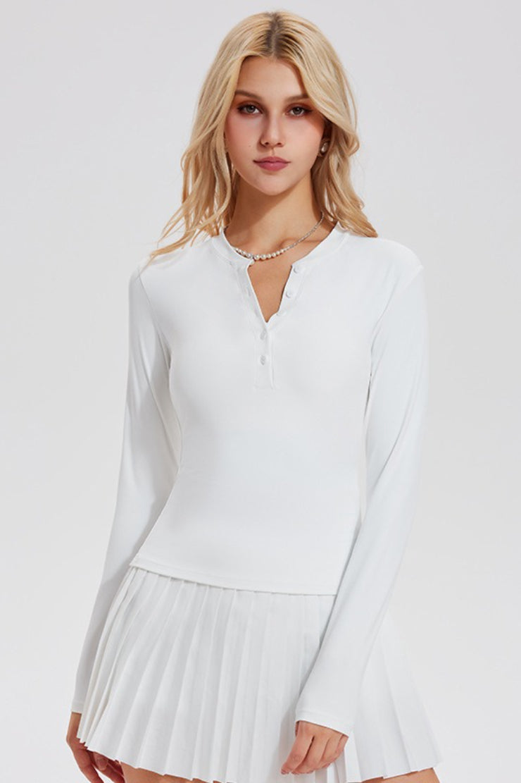 Slim Fit Quick Dry Long Sleeve Top