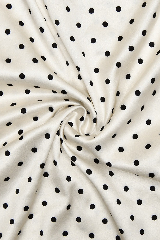 Bohemian Edition Polka Dot Bodycon Cami Maxi Dress