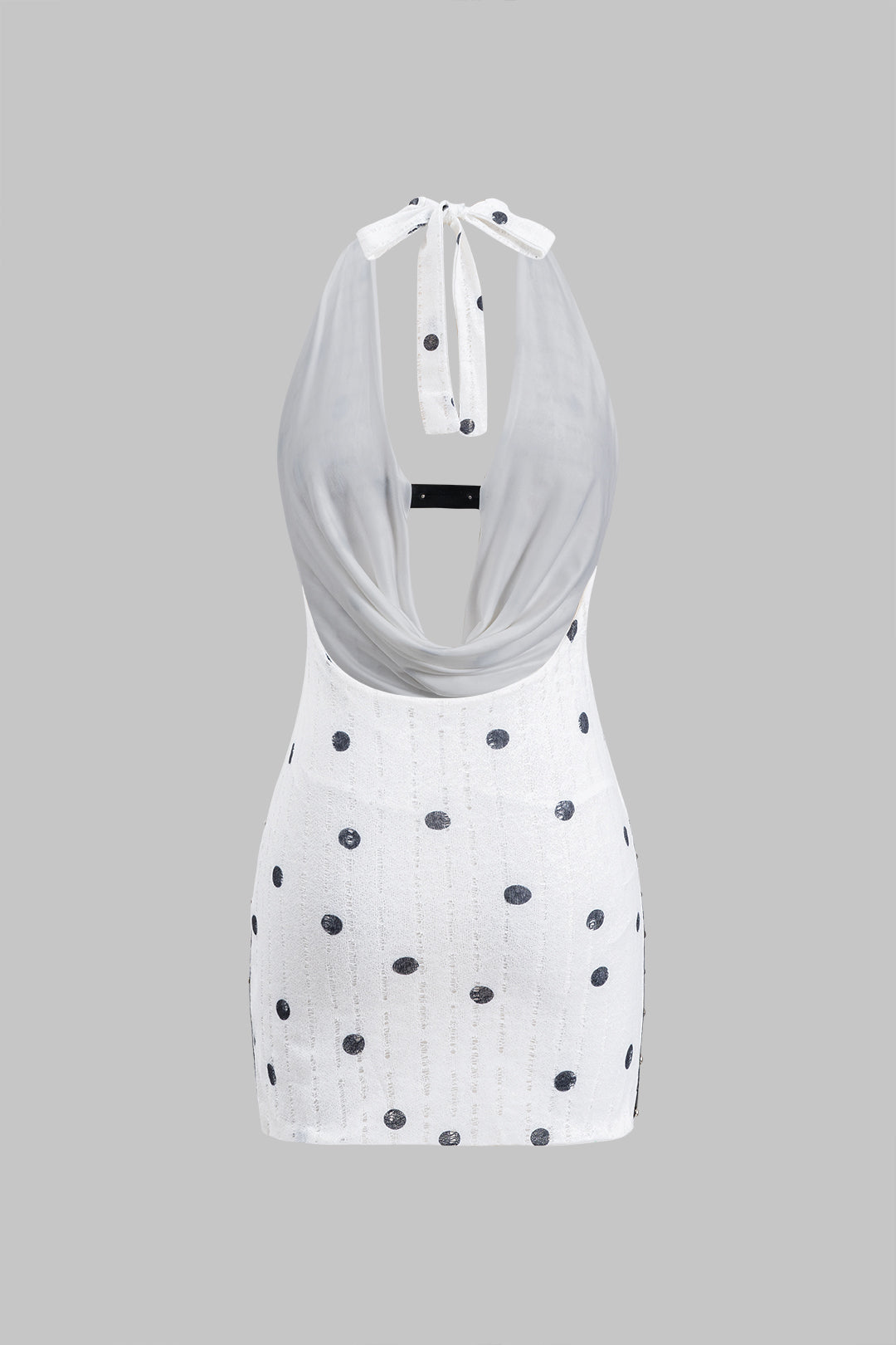 Halter Neck Cut Out Bodycon Mini Dress
