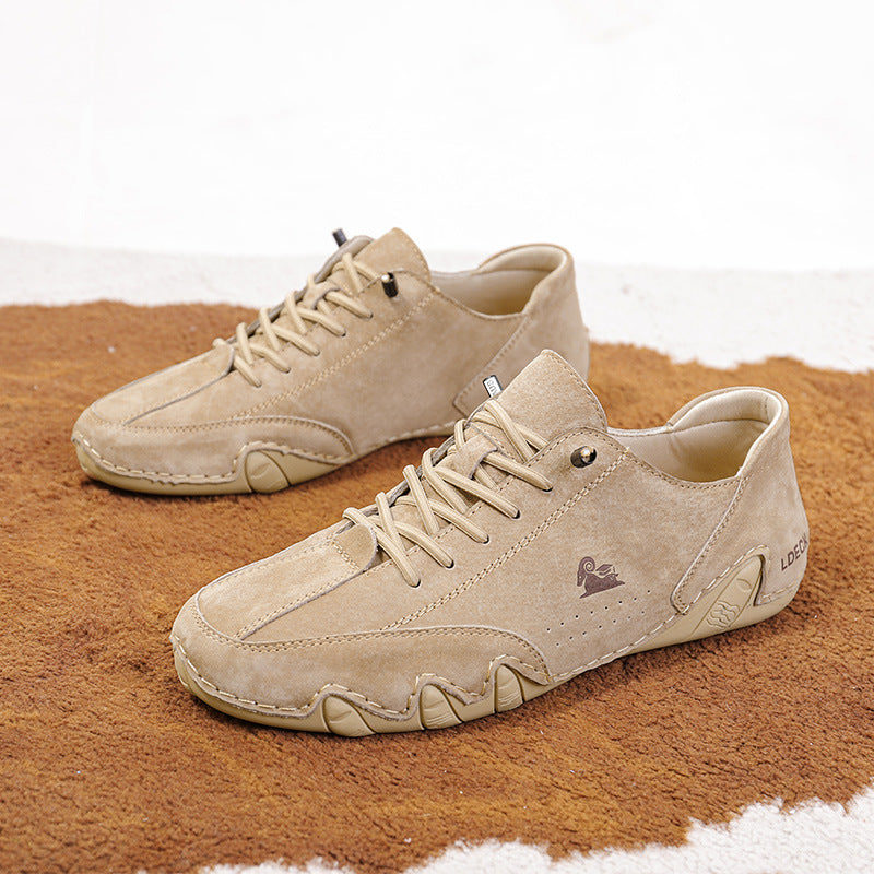 Italian Suede High Boots Handcrafted With Velcro ���Special price limited time sale-FREE SHIPPING