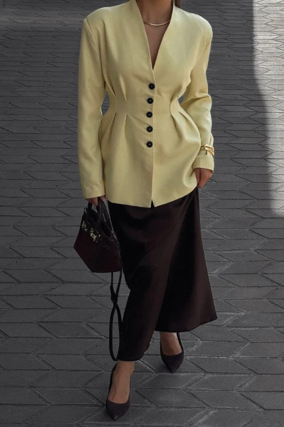 Elegant Long Sleeve Blazer