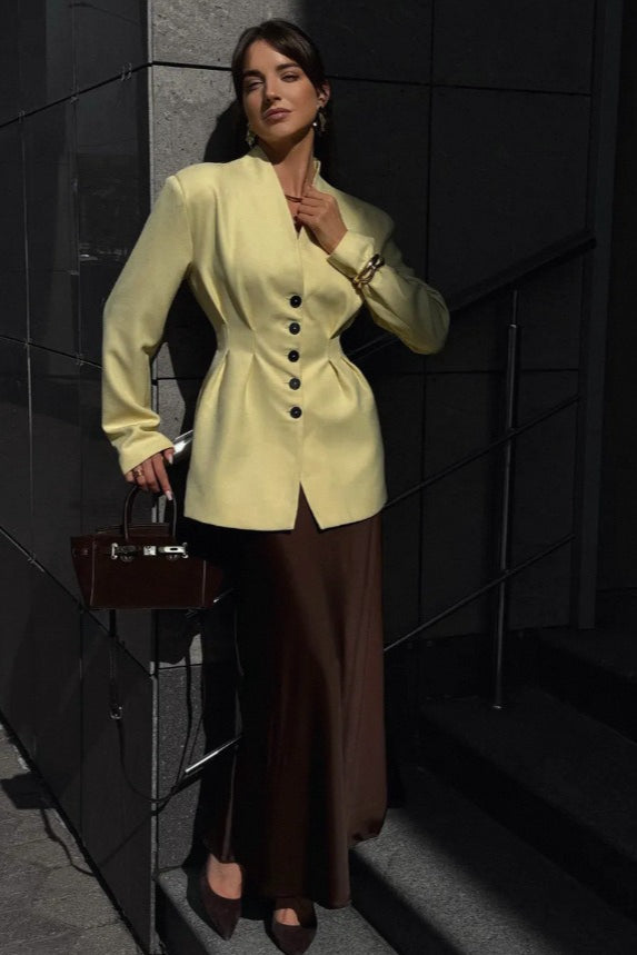 Elegant Long Sleeve Blazer