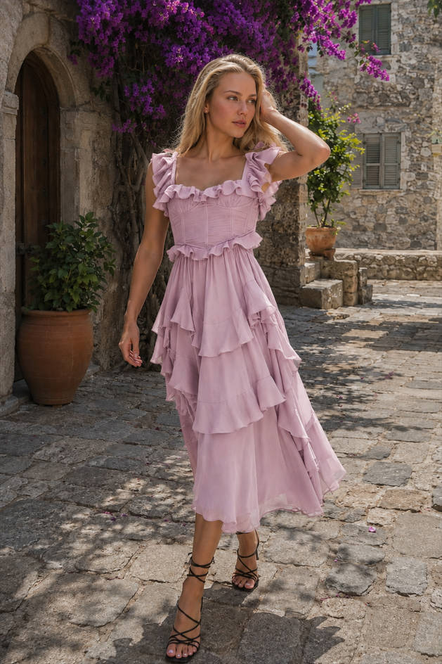 Backless Lace Dress