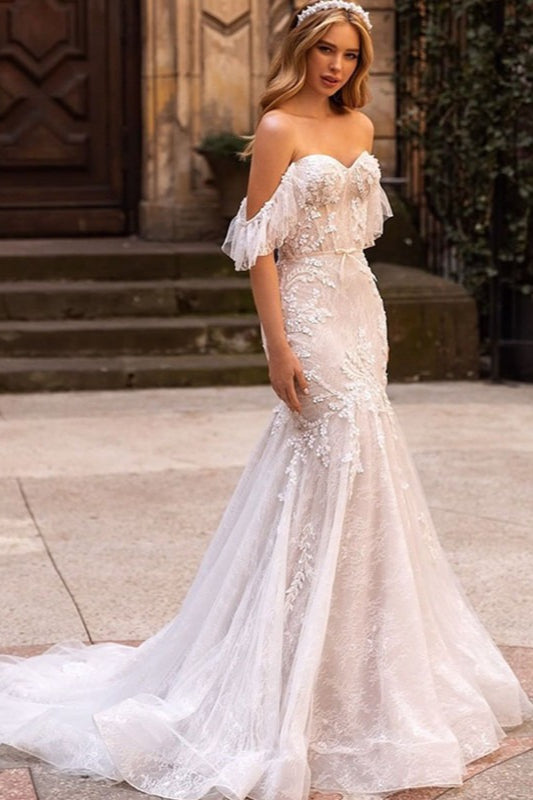 Vintage Washed Lace Dress