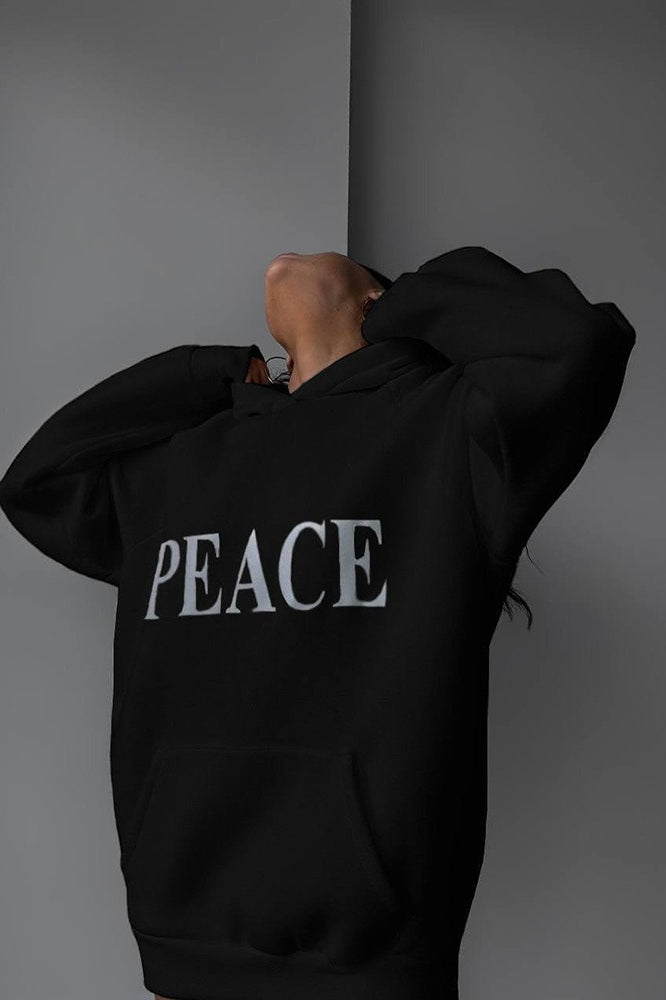 American Casual Print Pullover Hoodie