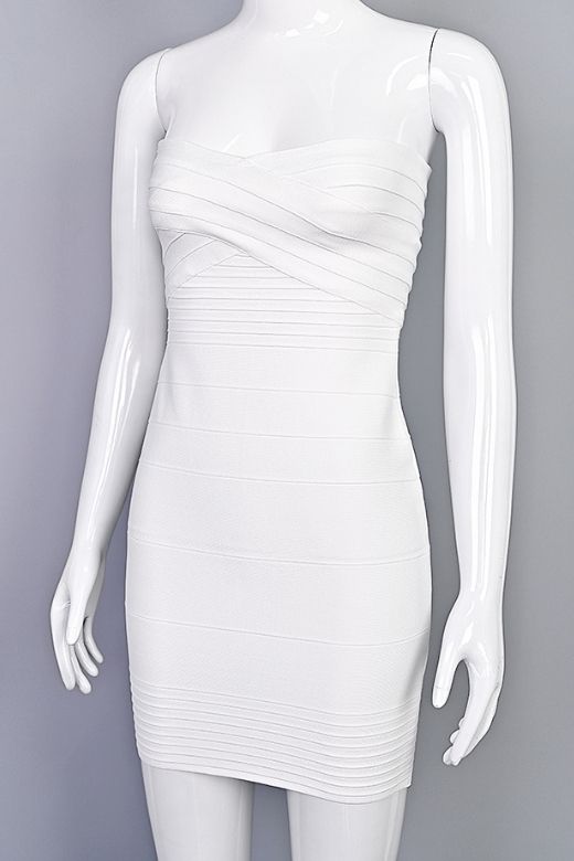 Aaliyah Bandage Mini Dress - Classic Black