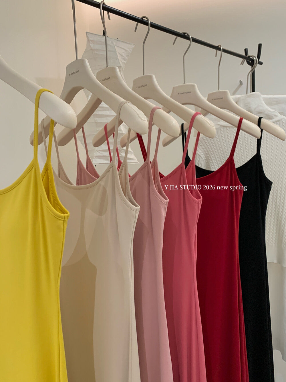 Spaghetti Strap Bodycon Slip Maxi Dress 24