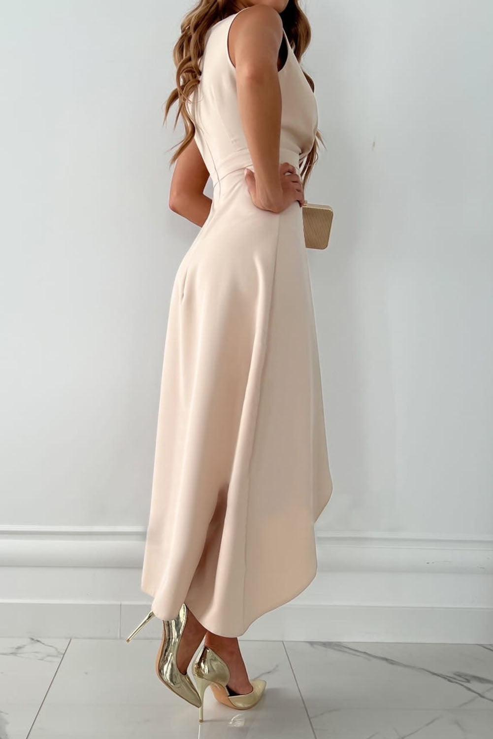 Premium Tamara Midi Dress Elevated Occasion Wear