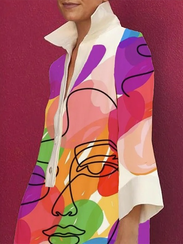 Relaxed Marina Printed Mini Womens Dress for Modern Fashion Wear