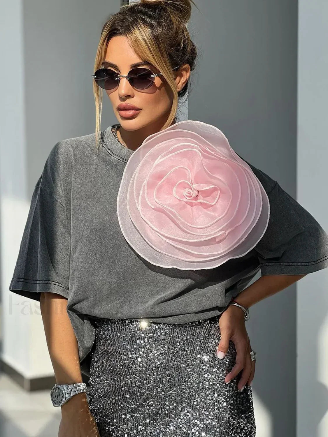 Acid Washed Vintage Cotton T-Shirt