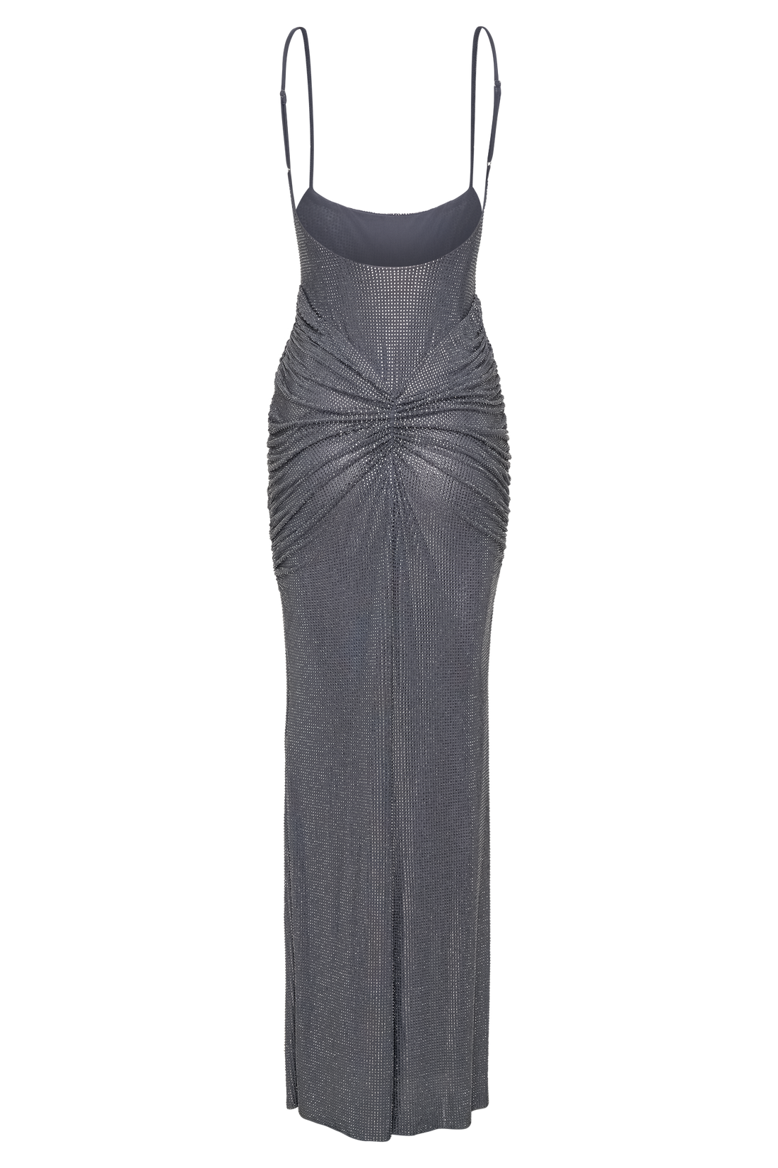 ROSETE LUXE ELEGANT DIAMANTE MAXI DRESS-RED