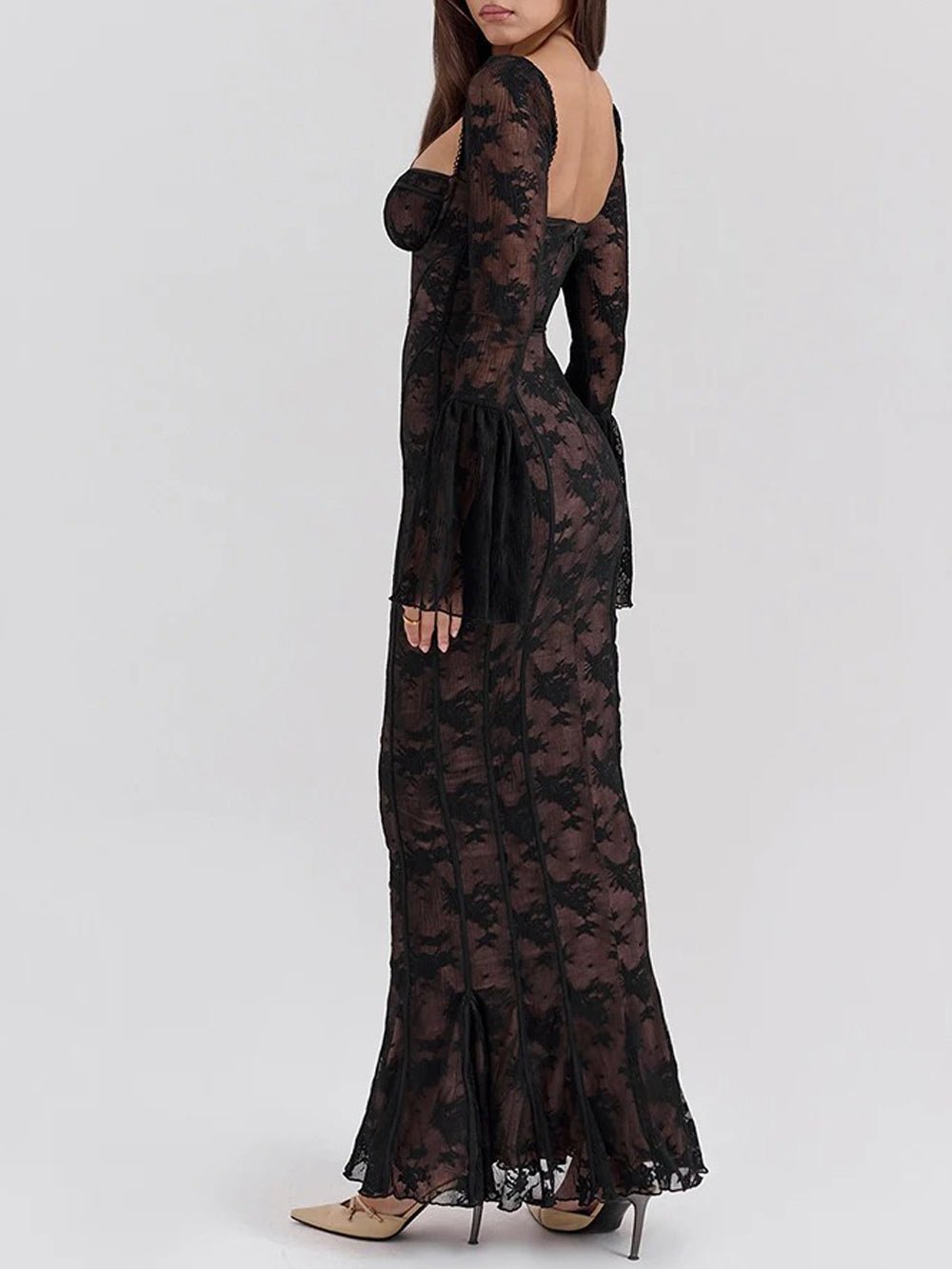 Riley Backless Bodycon Maxi Dress