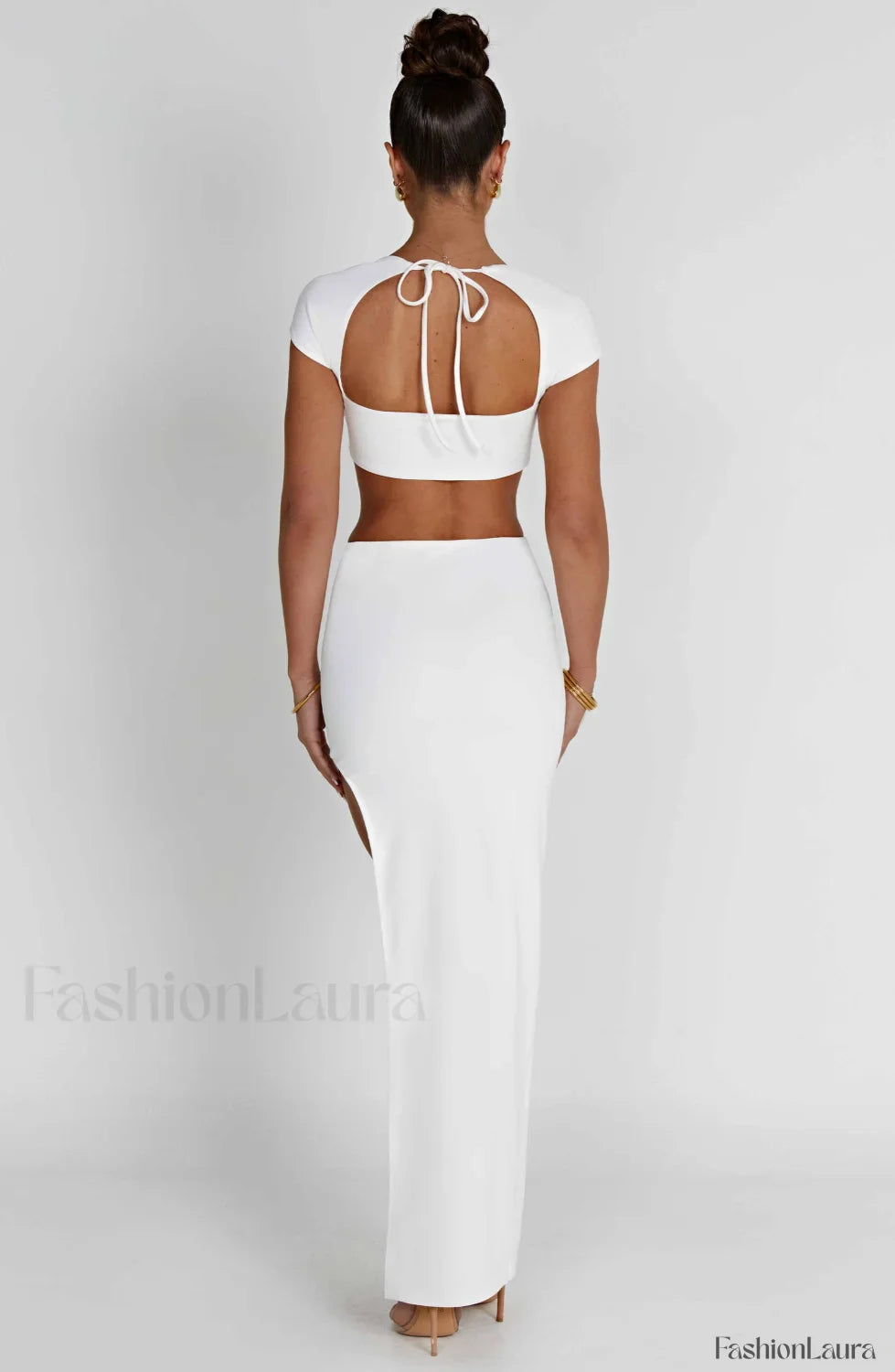 Adorn Maxi Graceful Skirt - Ivory