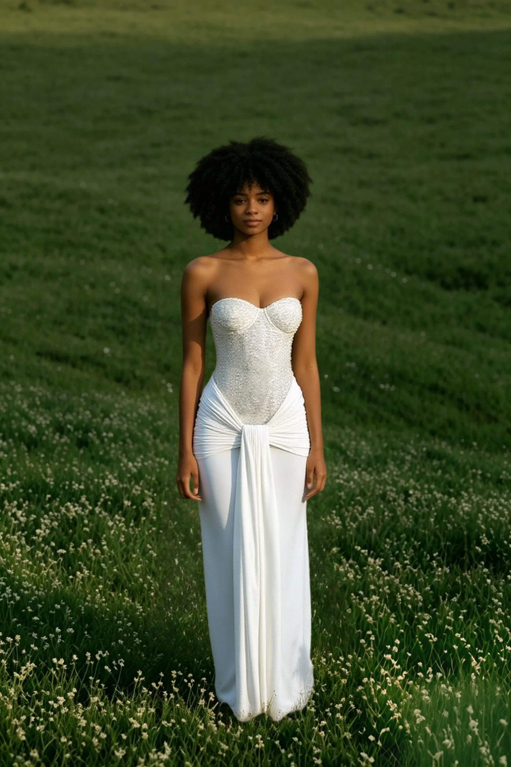 High-Waist Bodycon Dress