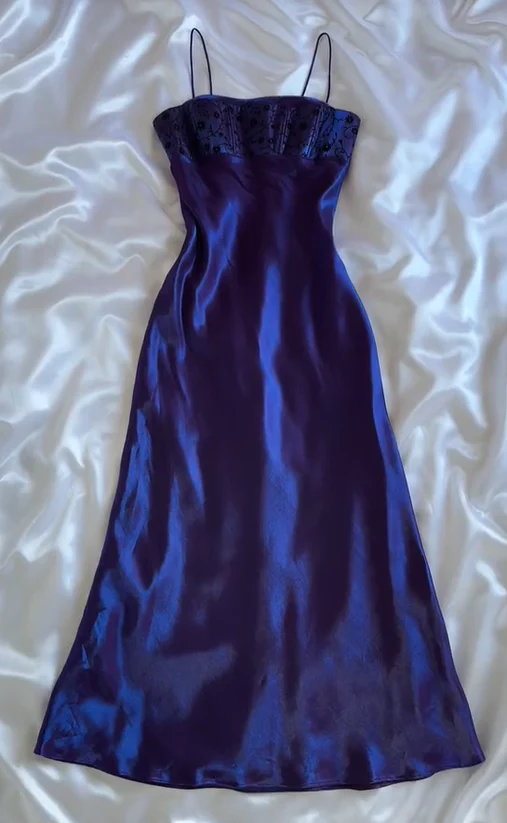 Unique Purple A Line Long Prom Dress Evening Gown cc1380
