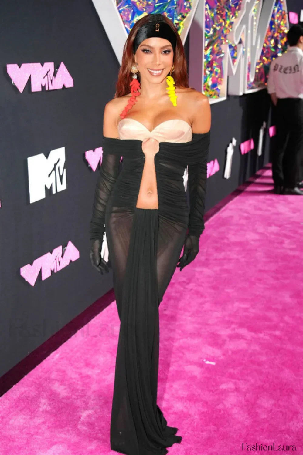 Afanen Bustier Stylish Ruched Mesh Dress