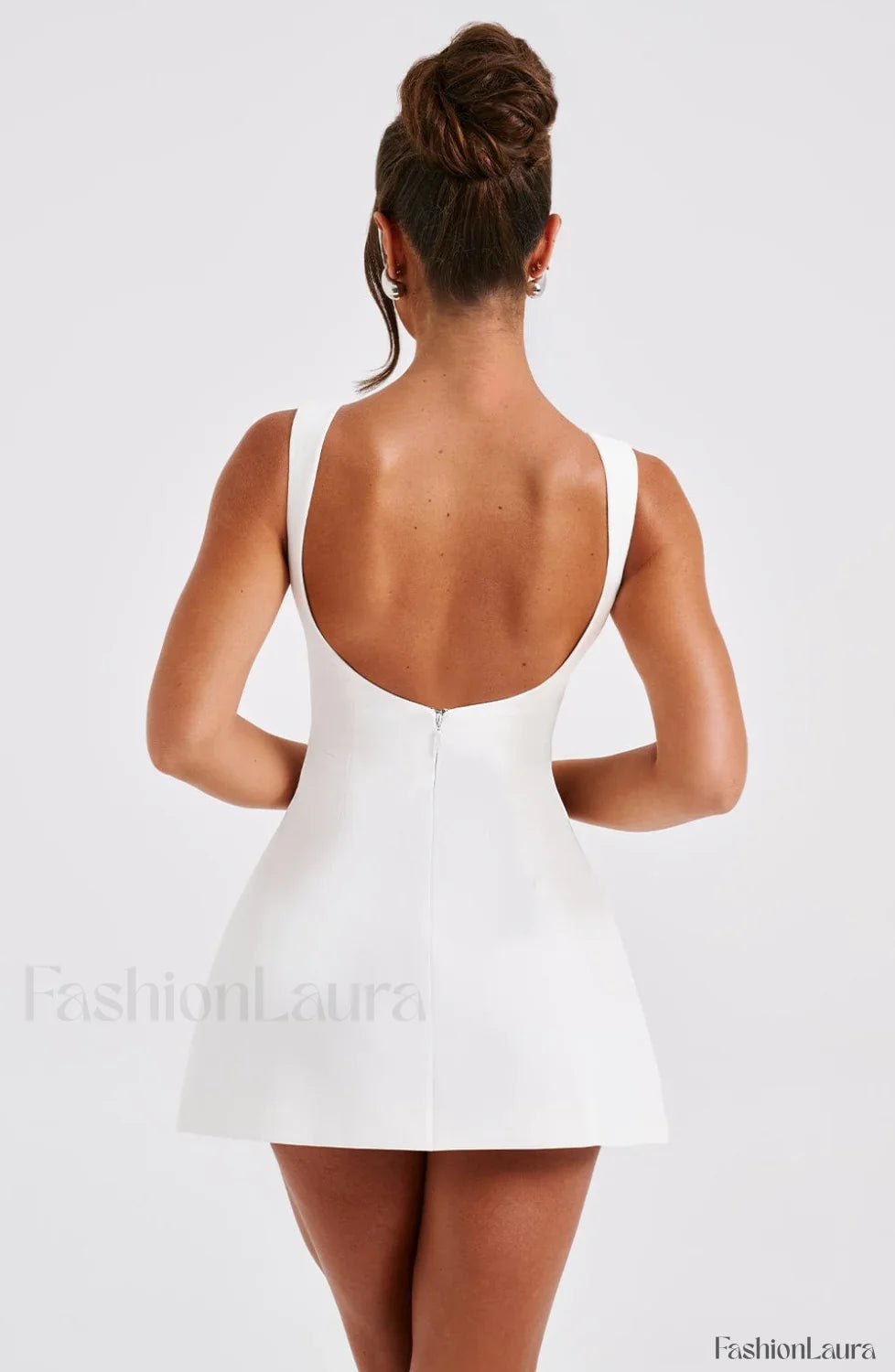 Alana Mini Graceful Dress - Ivory