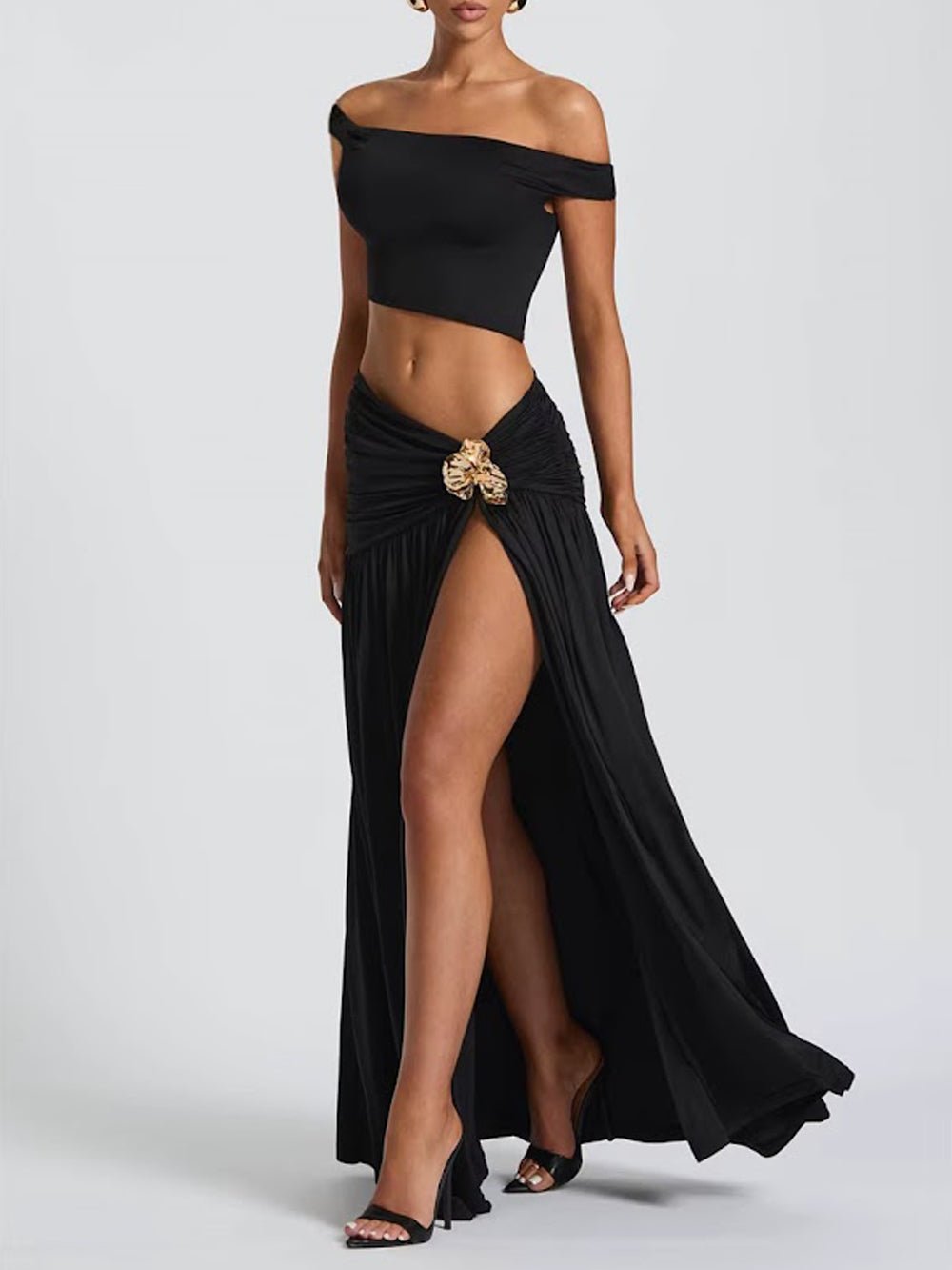 Alessia Off Shoulder Skirt Set