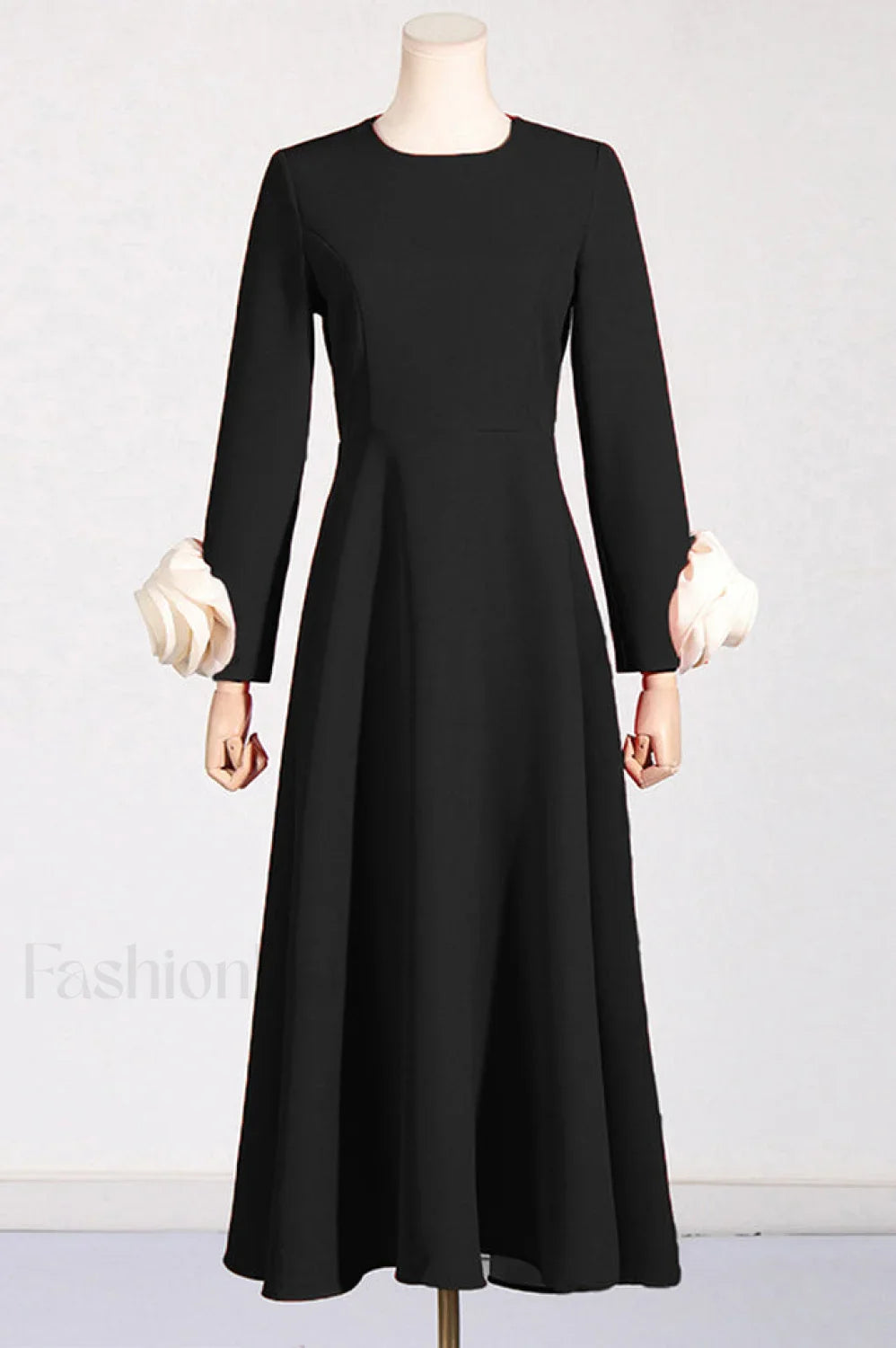 Alyvia Flower Stylish Embellished Midi Dress