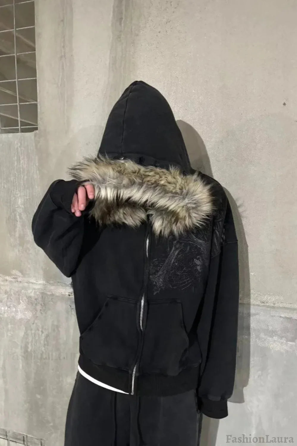 American Gothic Skeleton Bone Hoodie