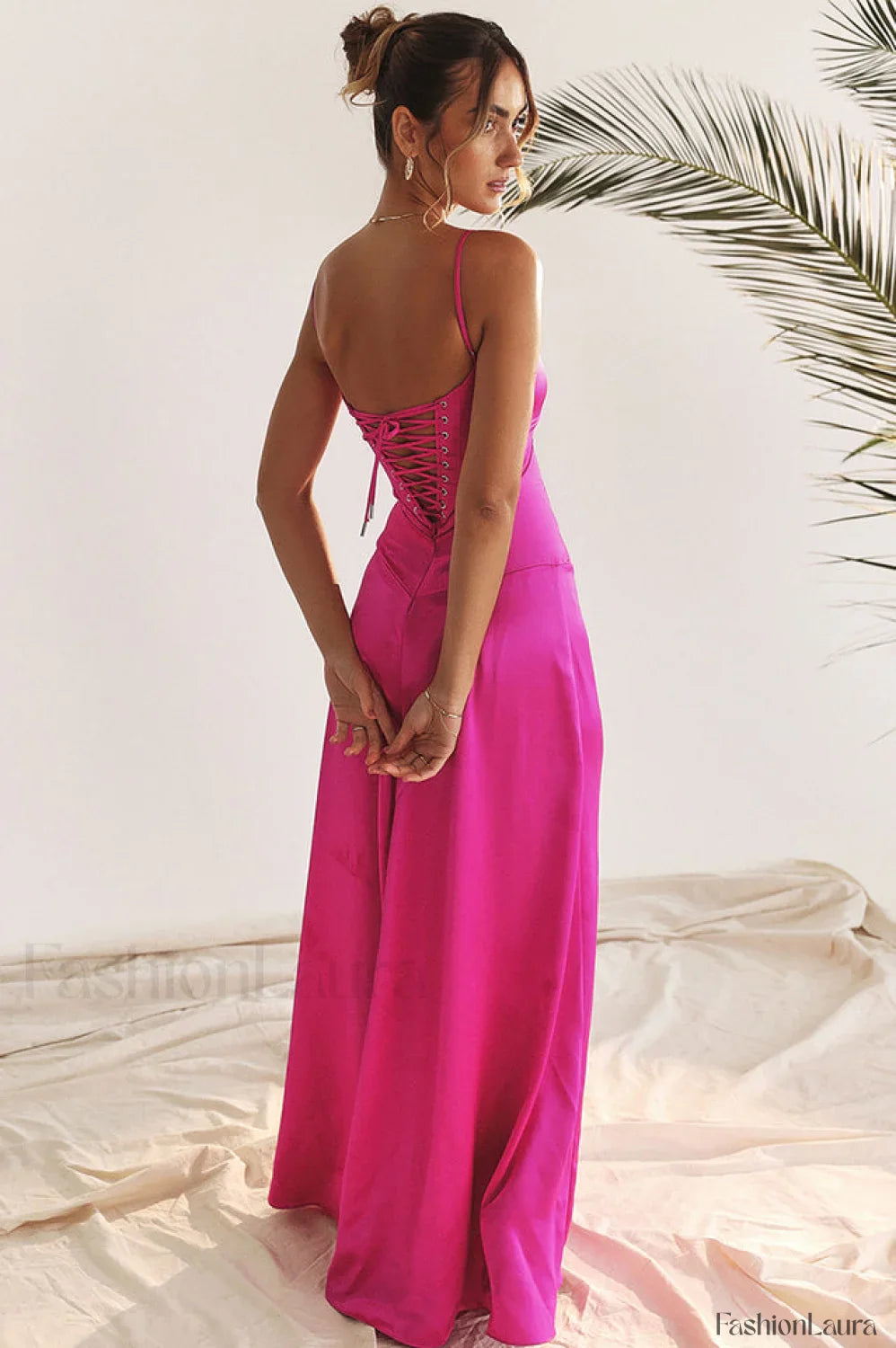 Anabella Black Lace Charming Up Maxi Dress