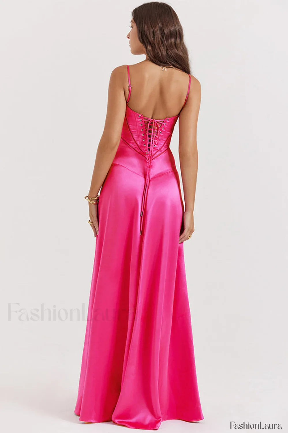 Anabella Black Lace Charming Up Maxi Dress