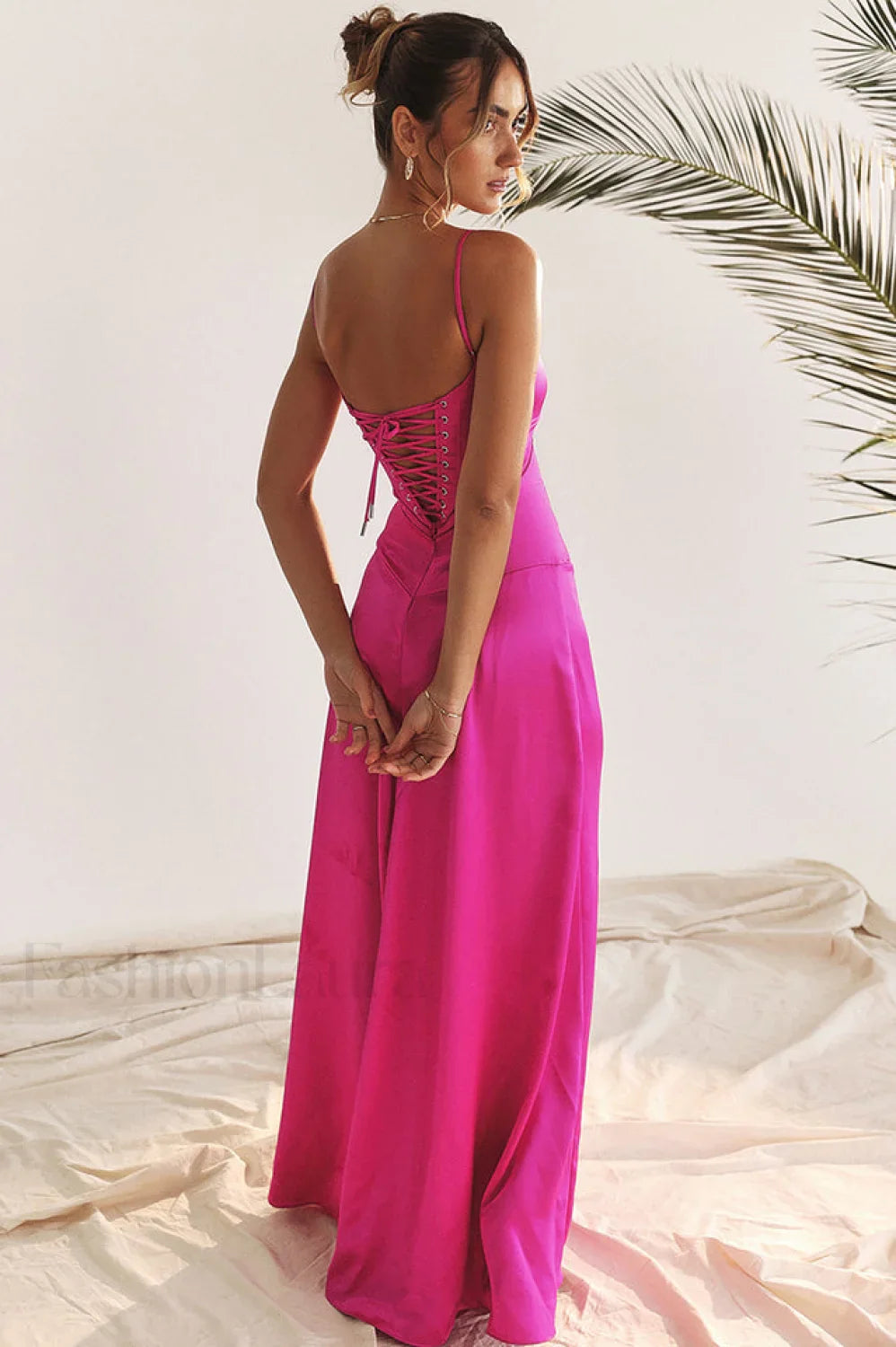 Anabella Black Lace Charming Up Maxi Dress