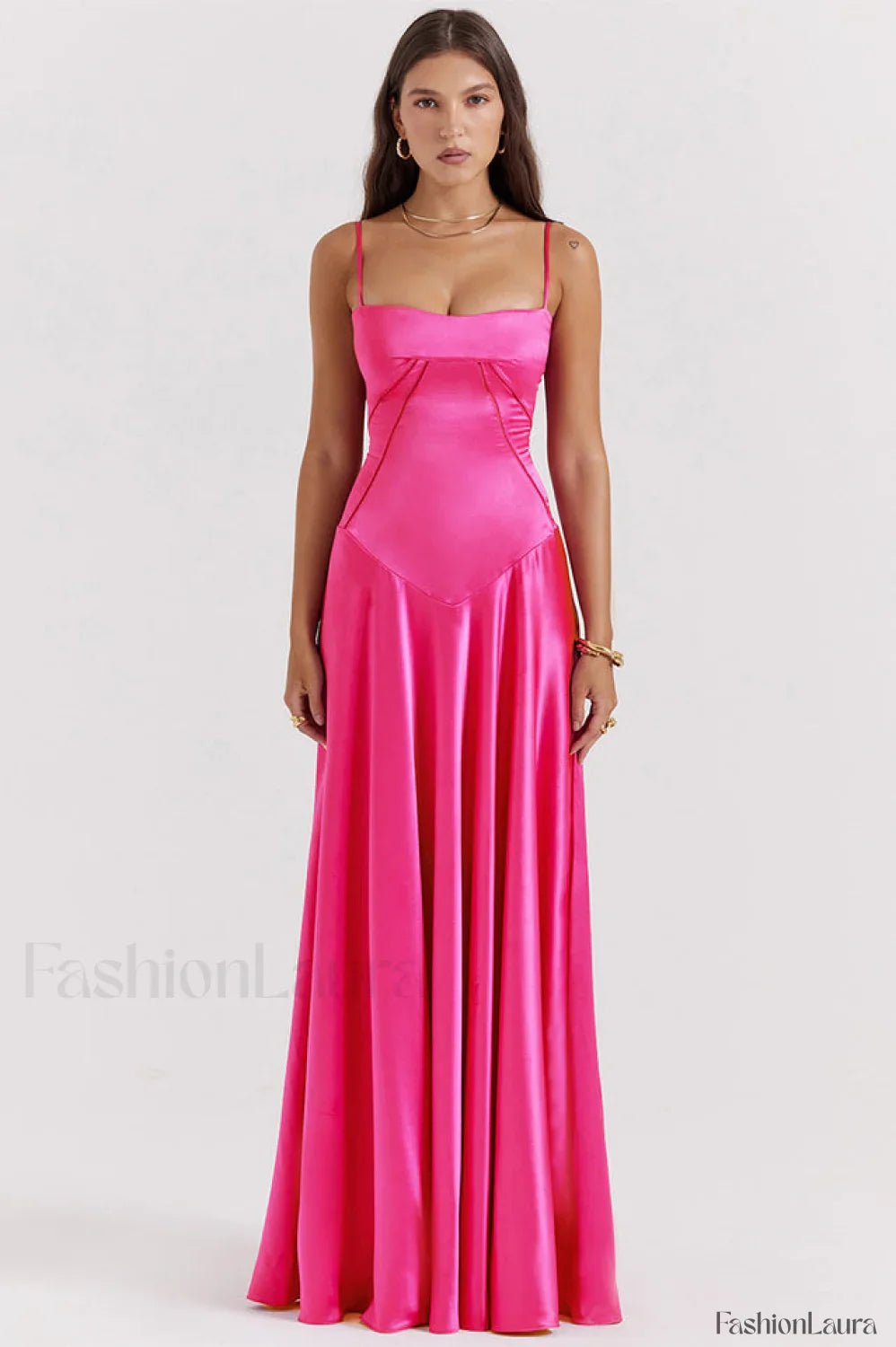 Anabella Black Lace Charming Up Maxi Dress