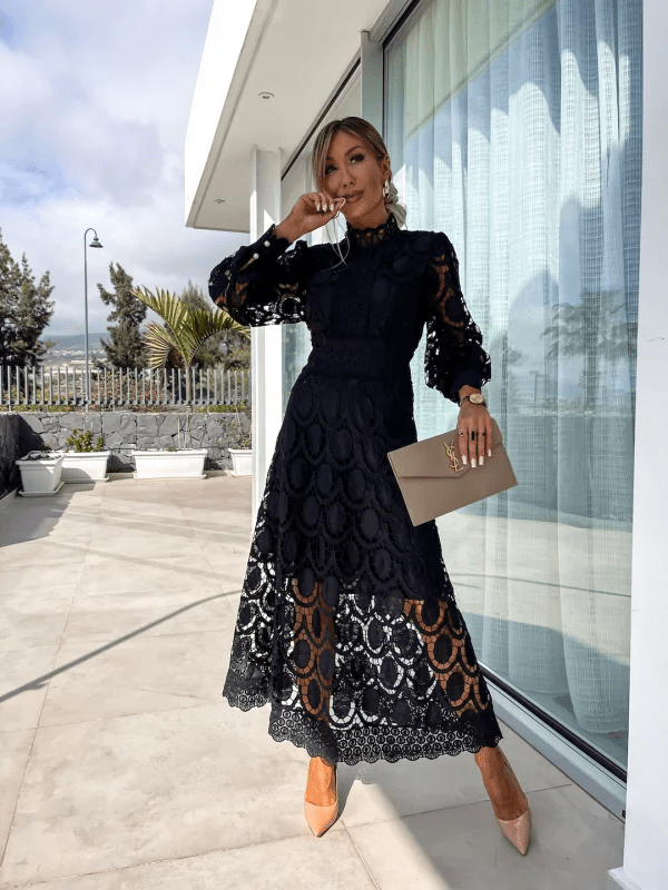 Paulina Refined Midi Dress for Women Casual Daywear