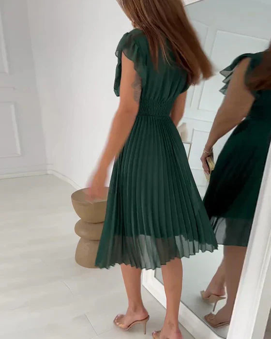 Natalia Timeless Pleated Dress Boutique Collection