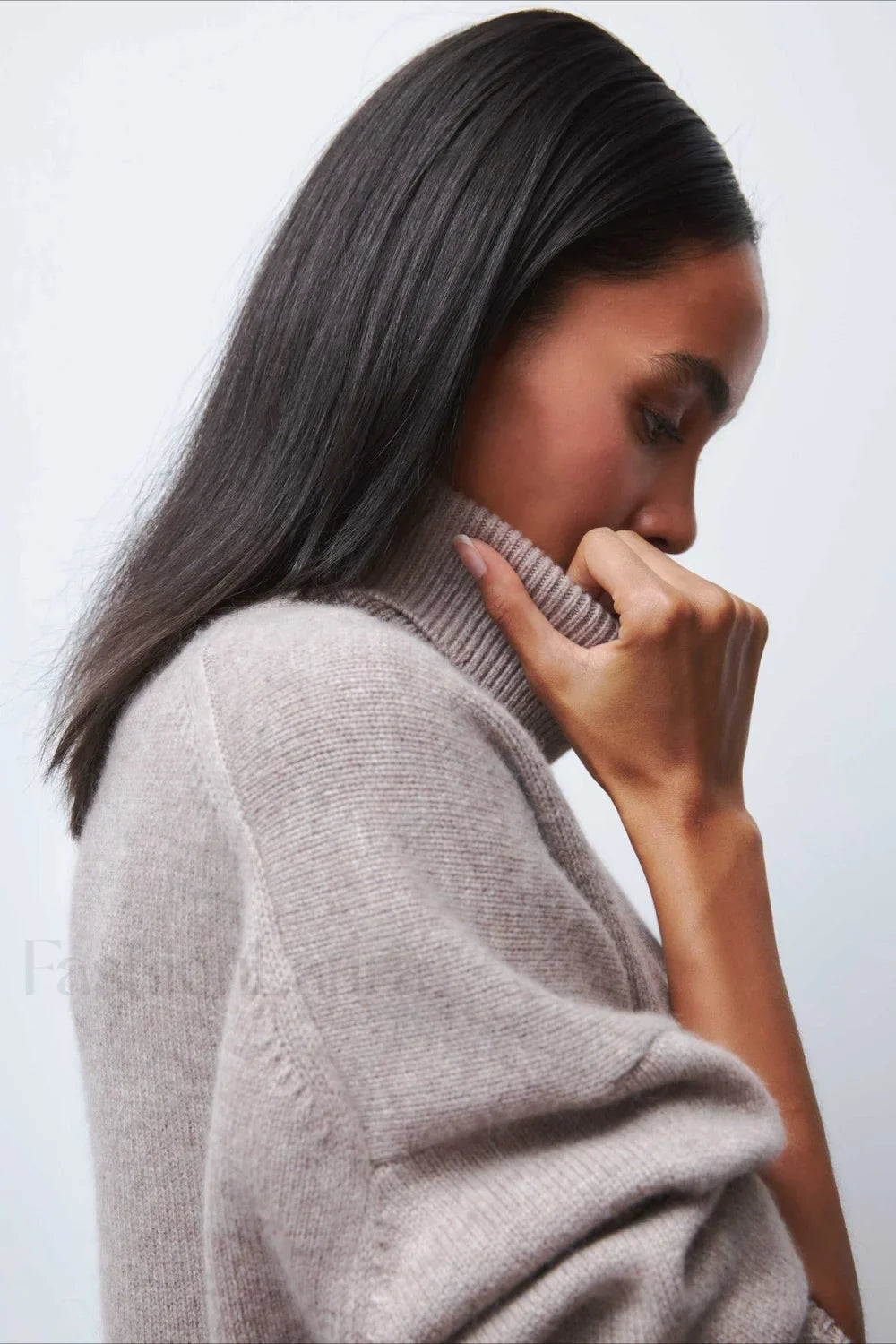 Anti-Pilling Loose Turtleneck Sweater