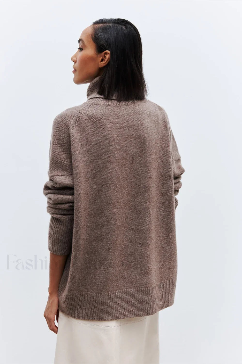 Anti-Pilling Loose Turtleneck Sweater