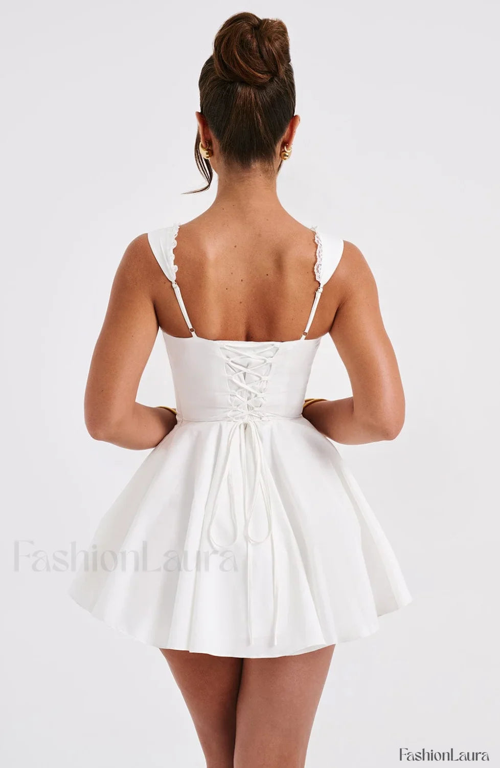 Antonella Mini Graceful Dress - Ivory