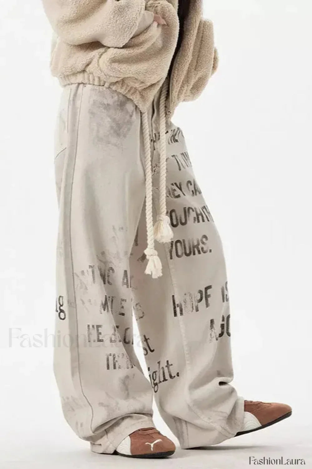 Apricot Graffiti Straight Denim Jeans